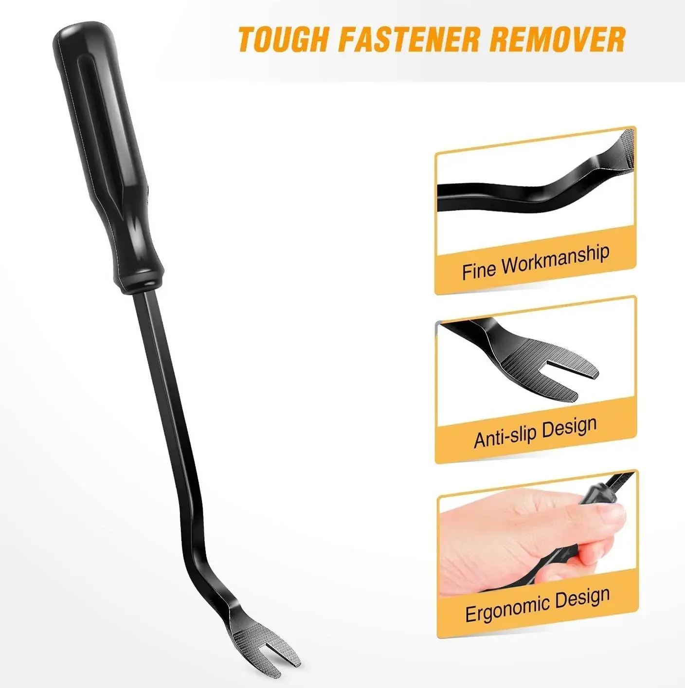 5 шт. нейлоновый набор инструментов для автоматического снятия обшивки, набор инструментов для удаления царапин для автомобильной панели с зажимом и аудиоприборной панели, черный
