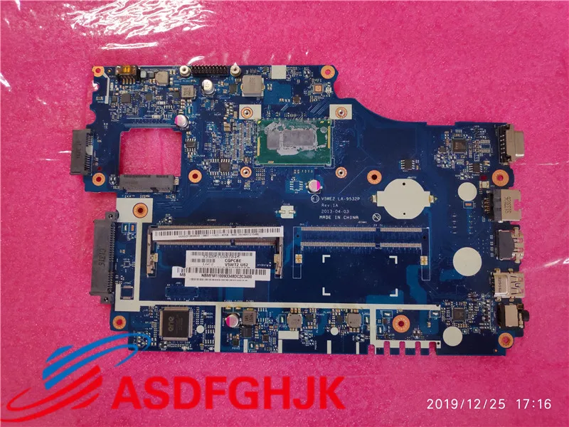 

Original V5WE2 LA-9532P Laptop Moederbord For ACER E1-572 E1-532 TMP255 Systeem Moederbord N2955u NBMF11009 All Tests OK