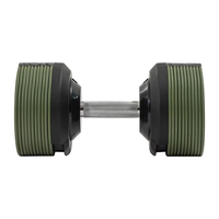 Adjustable Dumbbell Weights Set 2KG Increments 20KG 32KG 36KG 40KG Rubber Iron Steel Cast Iron for Home Training 90lb