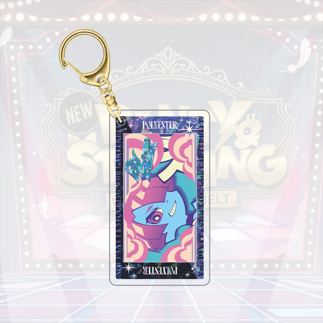 New Panty and Stocking with Garterbelt HUB Collab Acrylic Keychain, Panty Stocking Keyring, Anime Bag Pendant, Accessory, Limite