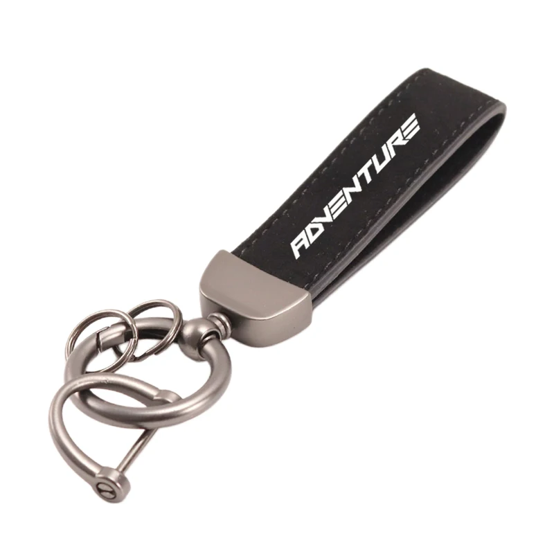 For KTM 390 790 1050 1090 1190 890 ADVENTURE ADV 1290 SuperHigh-Grade Leather Motorcycle Keychain Holder Keyring Accessories