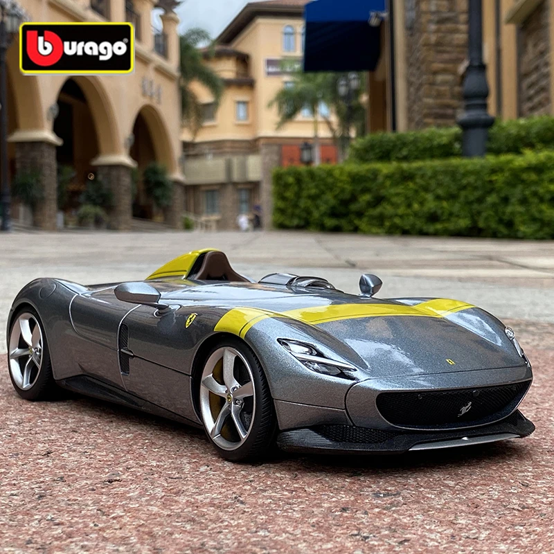 

Bburago 1:18 Ferrari Monza SP1 Alloy Sports Car Model Diecast Metal Toy Vehicles Car Model Simulation Collection Childrens Gifts