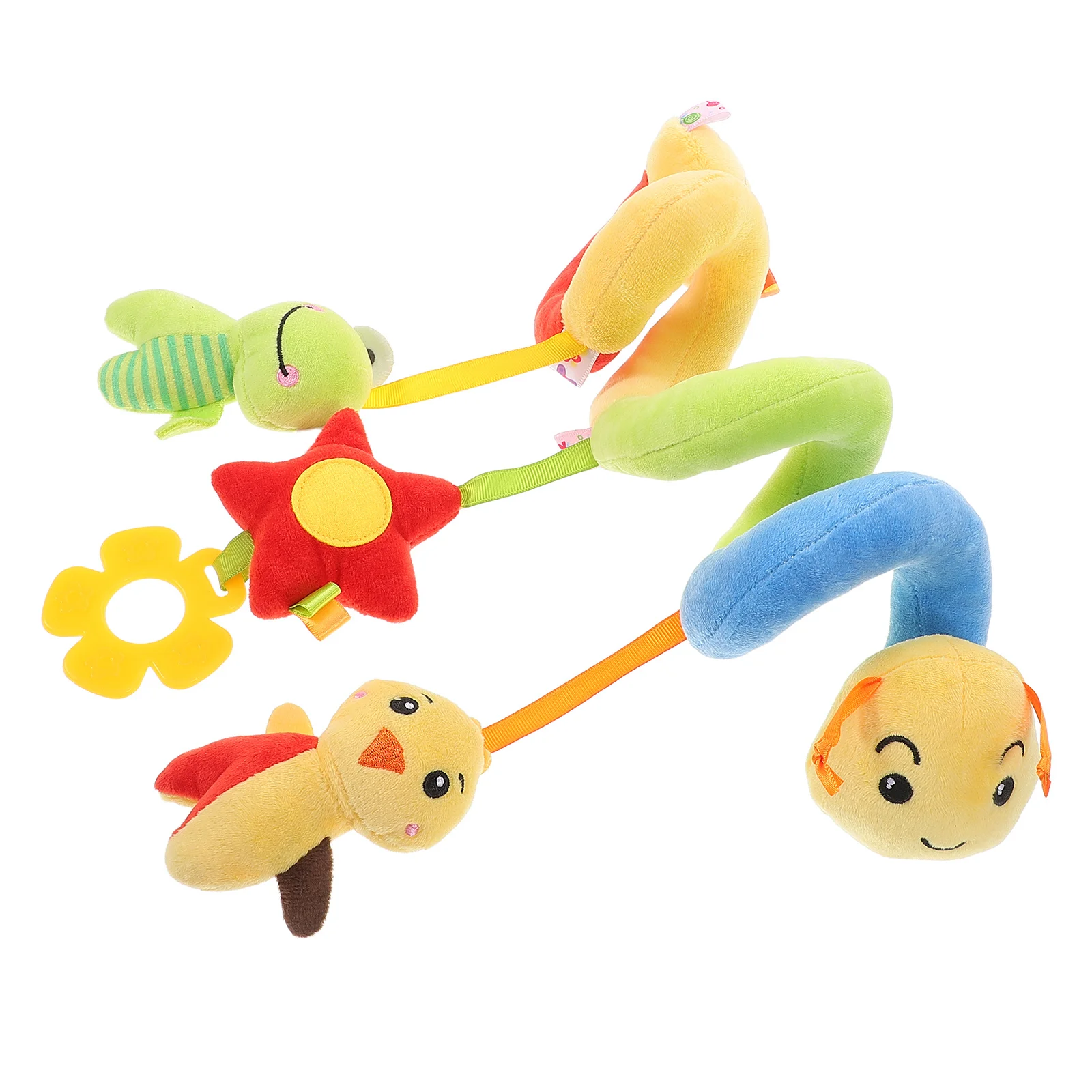 Espiral bebê pendurado assento de carro carrinho berço conforto desenvolvimento sensorial educação precoce calmante infantil arco carrinho brinquedo arco