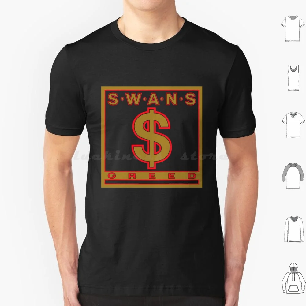Swans Band T Shirt Big Size 100% Cotton Swans Band Swans Band Post Punk Soundtracks For The Blind Music Experimental Michael