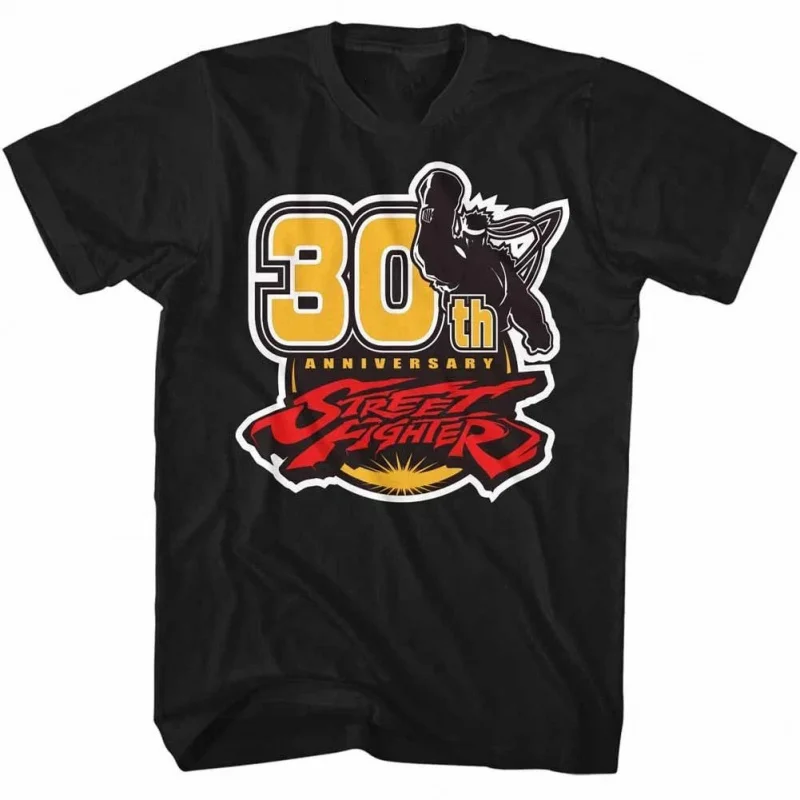 

0329 Street Fighter Retro Combat Gift t shirt Arcade game Graphic Tee 100% cotton print Y2K Clothes Large size Tops S-6XL