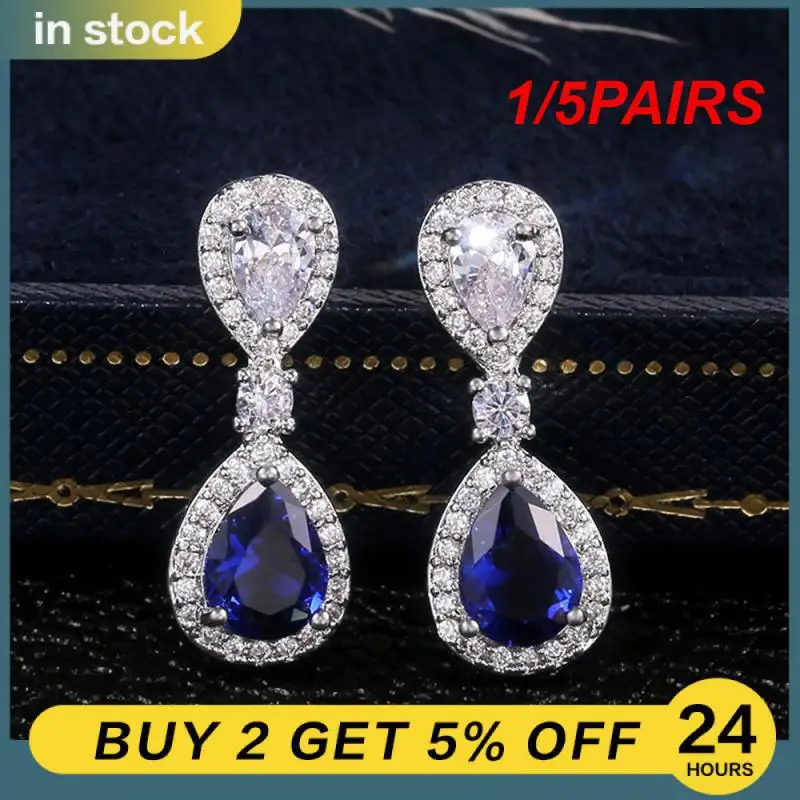 1/5PAIRS Luxury Stud Earrings Multi-functional Accessories Popular Jewelry Fine Retro Earrings Can Be Worn Repeatedly