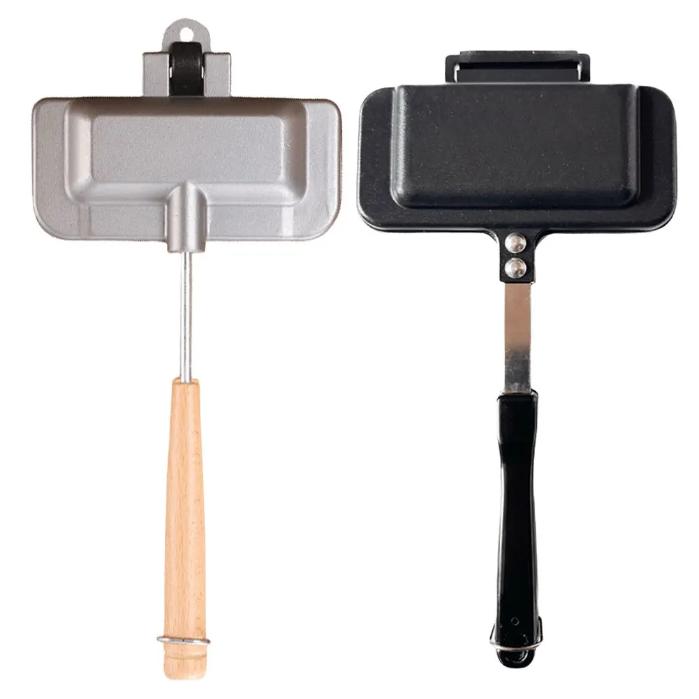 Grille-pain antiadhésif en alliage d'aluminium pour Hot Dog, Machine à pain grillé, petit déjeuner, Machine à Sandwich, gaufres, crêpes, cuisson, four de Barbecue, moule