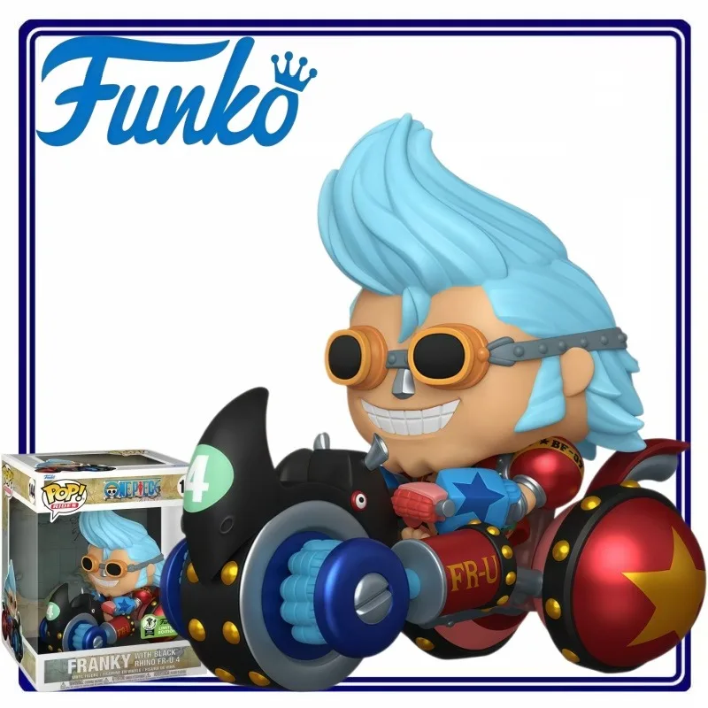 

Funko Pop One Piece Franky Black Rhino FR-U4 Vinyl Figure Adult Anime Collectible Statue High Detail PVC Model Desktop Ornament
