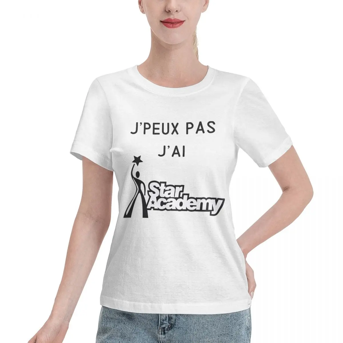 Go To Top I Can T I Have Star Academy Women's T-shirt Loose Breathable Cotton Tee