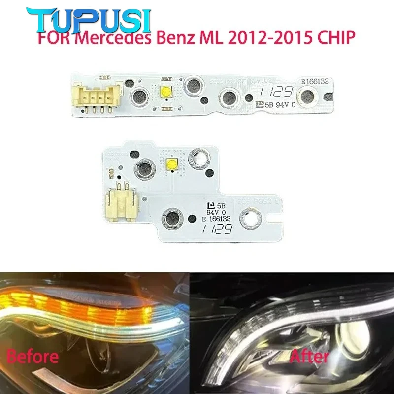 

White Light for Mercedes Benz ML 2012-2015 Car Headlights DRL Chip Ballast Chip Circuit Board Light Source Board Chip