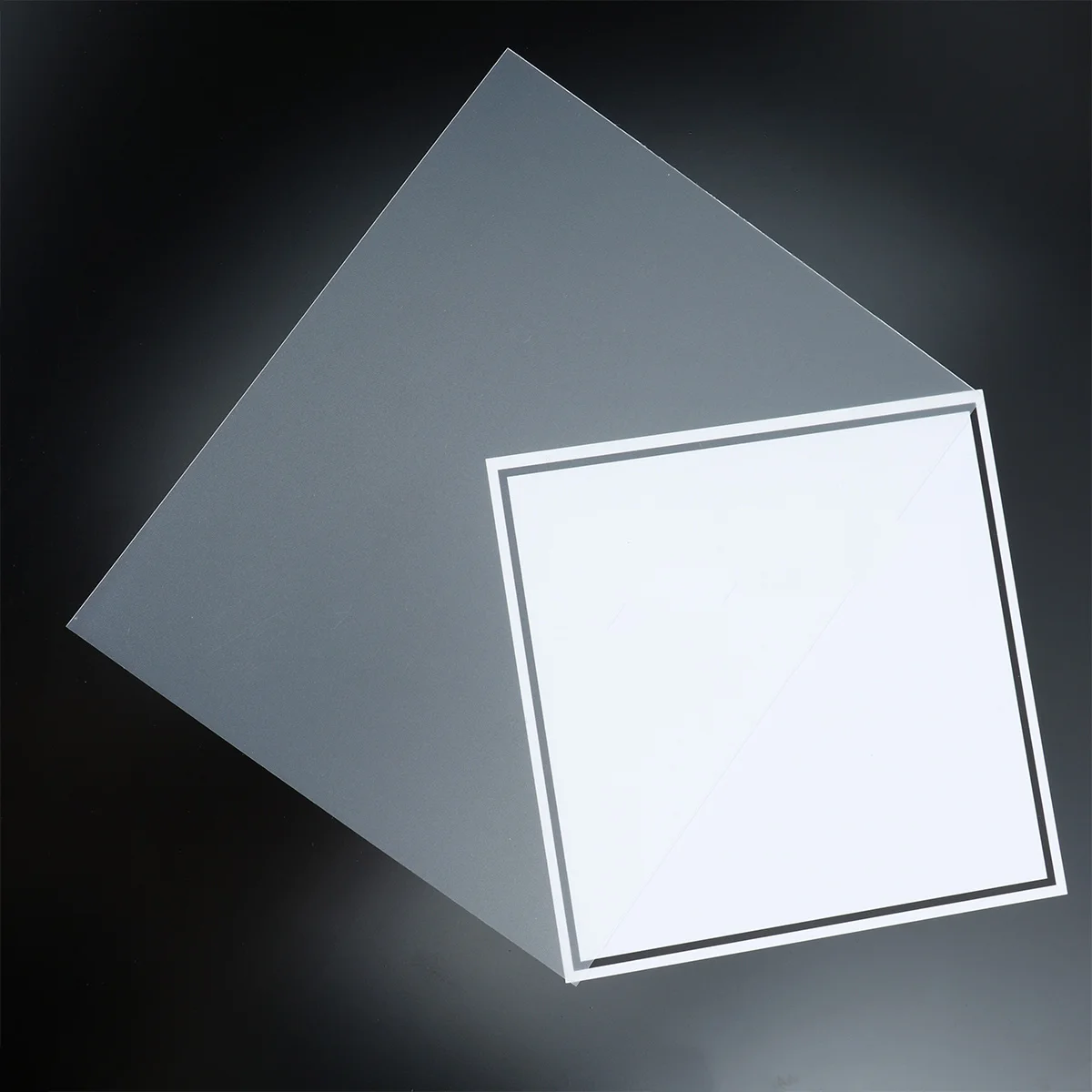 12 Pcs Wax Paper 3D Blank Stencil PVC Material Transparent Stencils Mold for Child