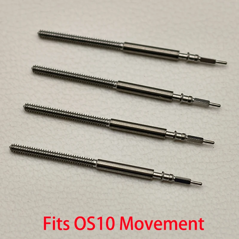 2PCS/4PCS OS10 Watch Crown Stem Spare Parts Crown Watch Steel Stem Kit Fits OS10 OS20 OS60 Automatic Mechanical Movement Stem