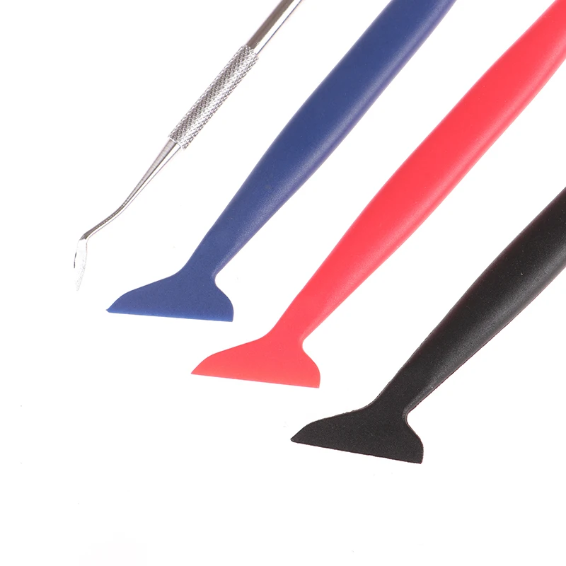 1/3PCS Car Film Wrapping Scraper Accessories Car Stickers Hardness Wrap Tools Micro Squeegee Scraper Car Micro Gasket Squeegee