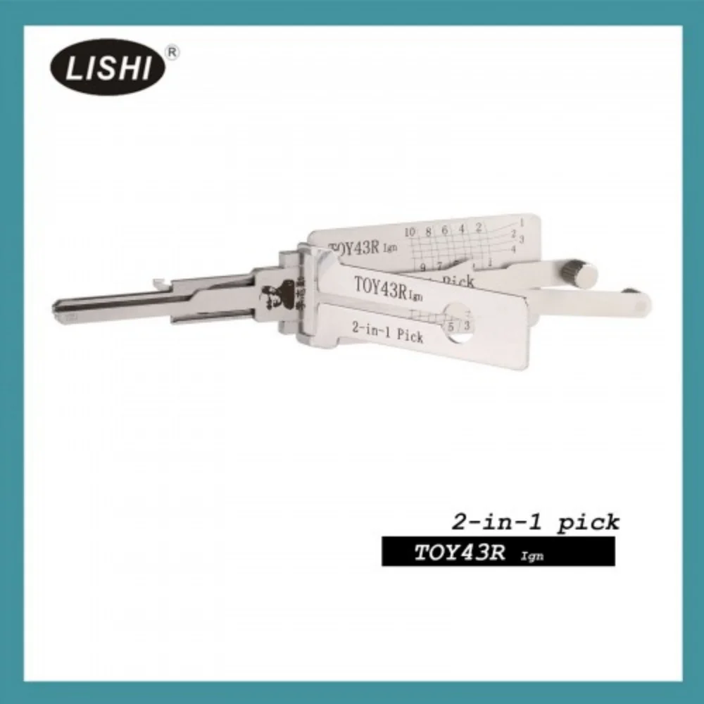 2020 LISHI TOY43R Ignition Dedicated Flat Milling For Subaru XV, Great Wall Gorgeous, Imported Old Toyota