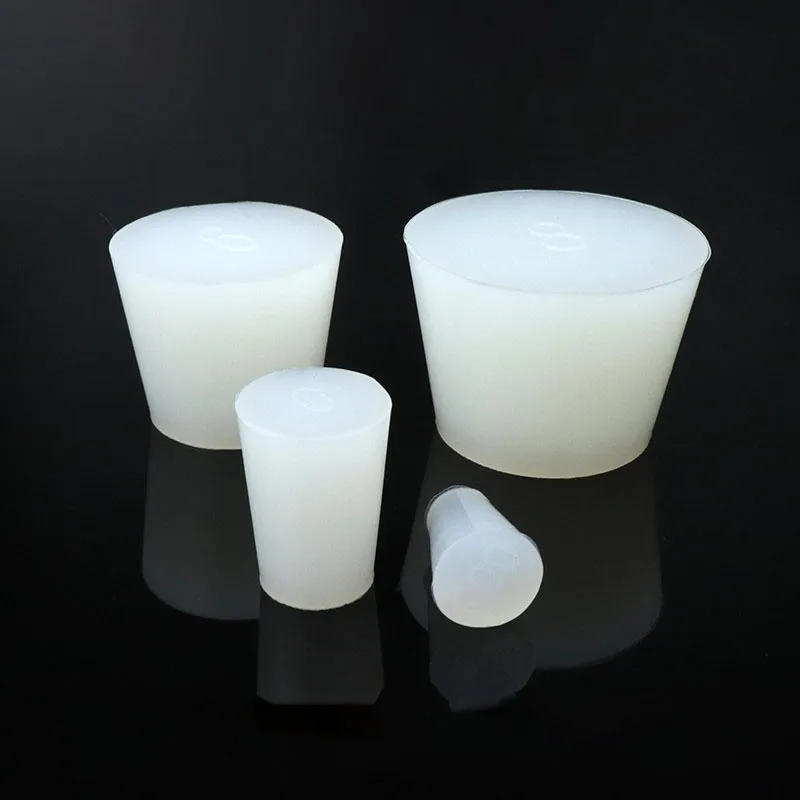 1-10pcs Food Grade Silicone Bottle Stopper Solid Rubber Plug Dia 8-110mm Hight 11-53mm For Wine Bottle Test Tube Glass Container