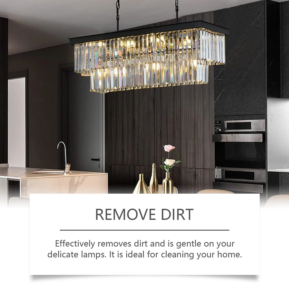 Chandelier Cleaner Drip Dry Spray Chandelier Cleaner Spray Away Dust Remover No Wipe Powerful Crystals Cleaner For Chandelier