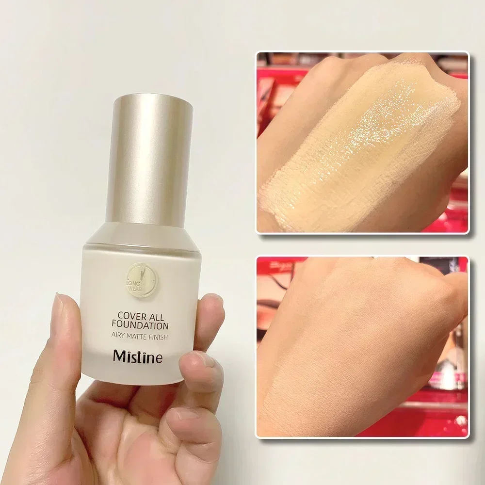 Mistine Small Gold Shield Foundation 30g Concealer Matte Long-lasting Waterproof BB Cream Oil-control Beauty Makeup Cosmetics