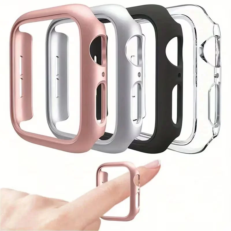 PC Case For Apple Watch Series 12 11 10 42mm 46mm Matte Hard Cover 2026 Bumper Protector for iWatch 7 8 9 41mm 45mm Accessories