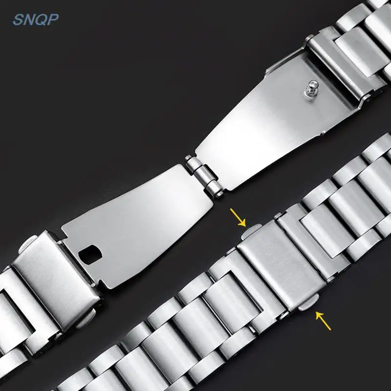 18 20 مللي متر 22 مللي متر 24 مللي متر حزام لساعة سامسونج جالاكسي 4 5 برو S3 42 مللي متر 46 مللي متر سوار الفولاذ المقاوم للصدأ الفرقة هواوي GT 3/2/2e Amazfit GTR