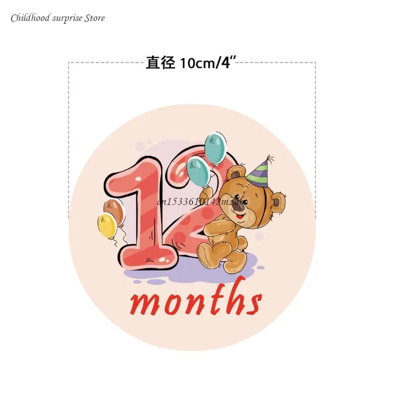 

Newborn Infant Age Card Cards with 0-12 Months Pictures Photo Cards Commemorative Growth Souvenirs for Family Dropship