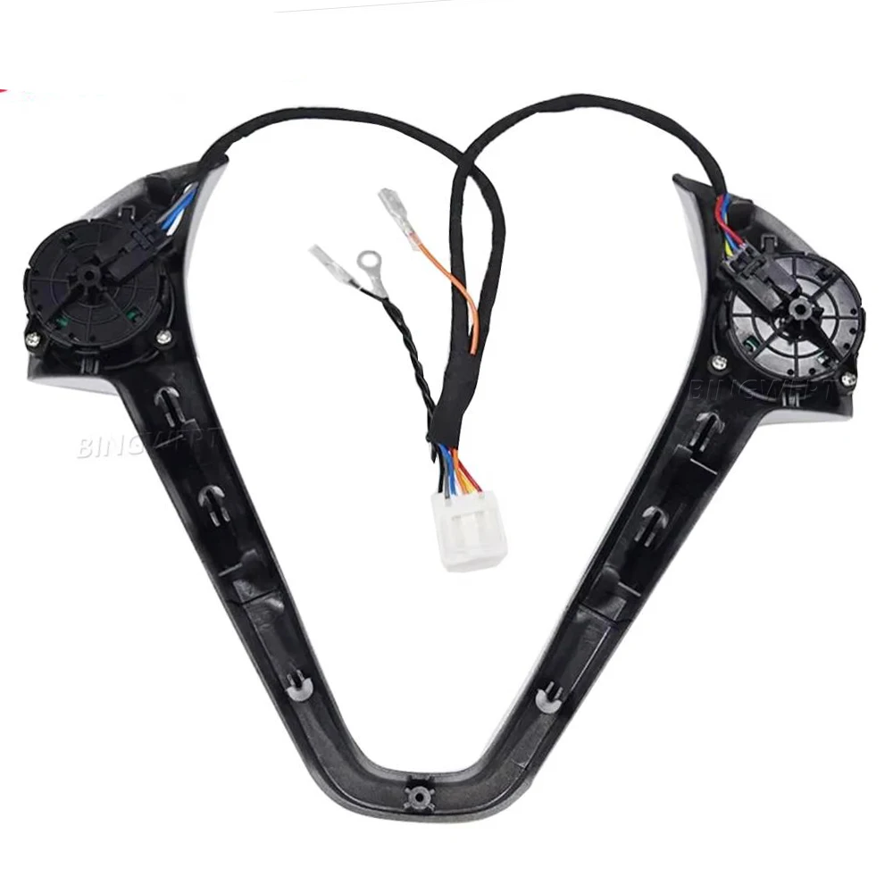 Multi-Function Steering Wheel Audio Cruise Control Switch Kit For Ford Fiesta MK7 MK8 Ecosport 2013-2015 Wth Backlight Button