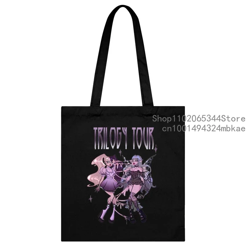 New Melanie Martinez Series Women Tote Bag Hip Hop Gothic Canvas Eco Handbag High Capacity Fashion Melanie Martinez Shoulder Bag