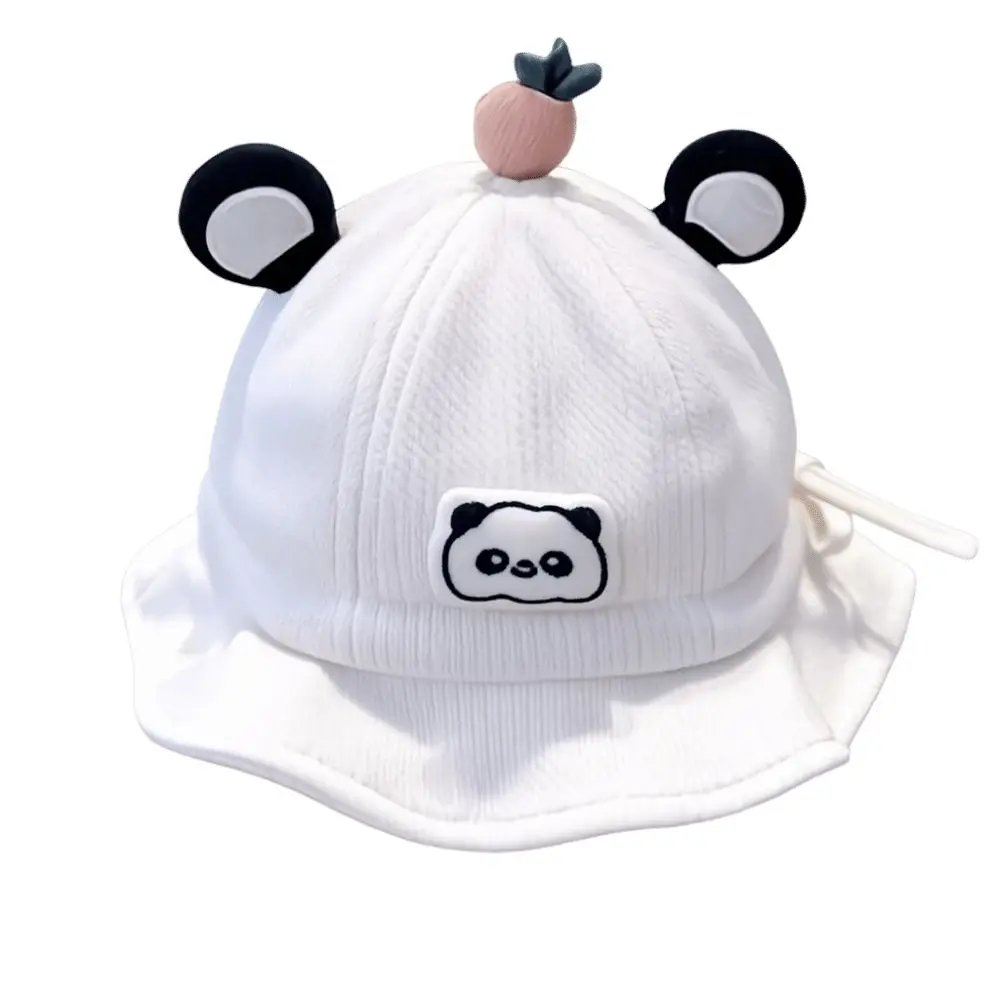 

New Cartoon Baby Hat Lightweight Adjustable Kids Fisherman Hat Breathable Unisex Sun Hat for Infants 3-12 Months