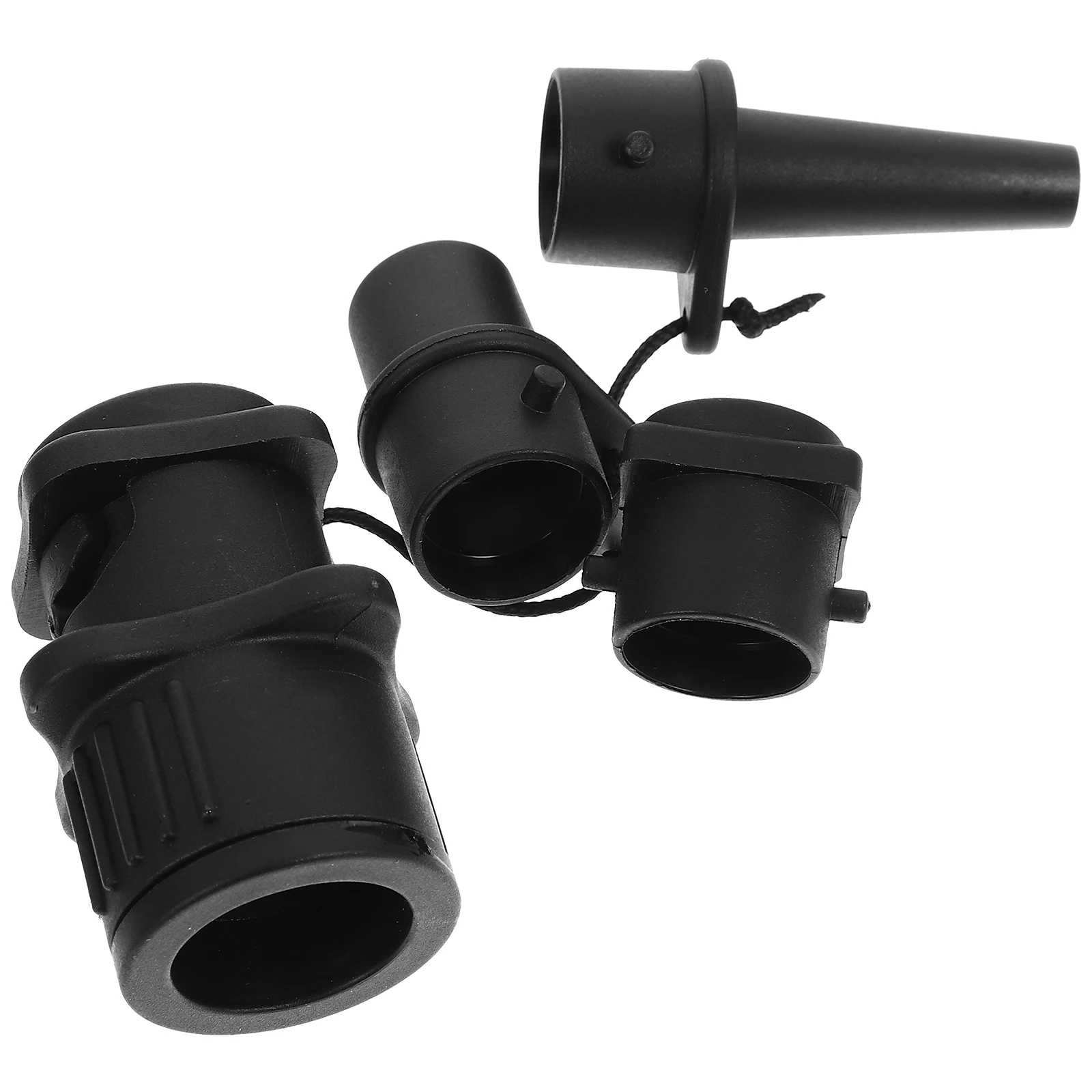 

4 Pcs Air Valve Connector Converter Pump Adapter Accessory Inflator Hose Adaptor