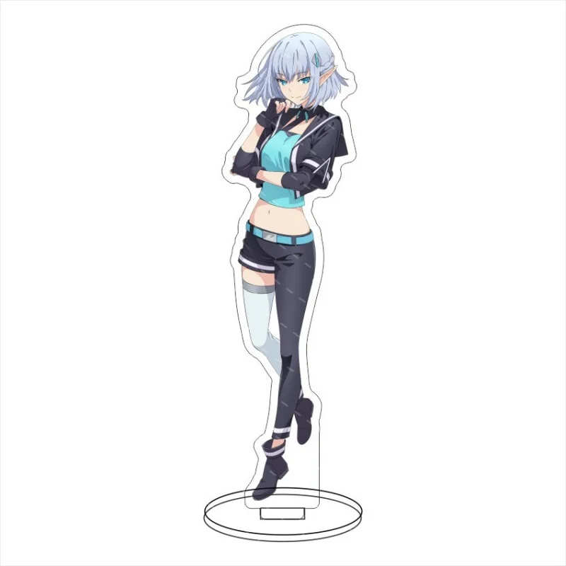 15CM Anime Reborn as a Space Mercenary Acrylic Standing Sign Board Desktop Ornament Animation Peripheral Fans Gifts  Keychains