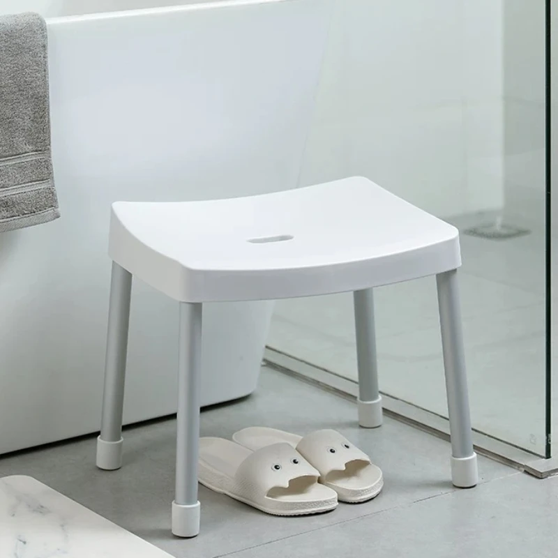 

Bathroom Shower Stool, Non-Slip Bath Seat for Elderly & Pregnant, Adjustable Height Sitting Bench for Disabled, Home Safety