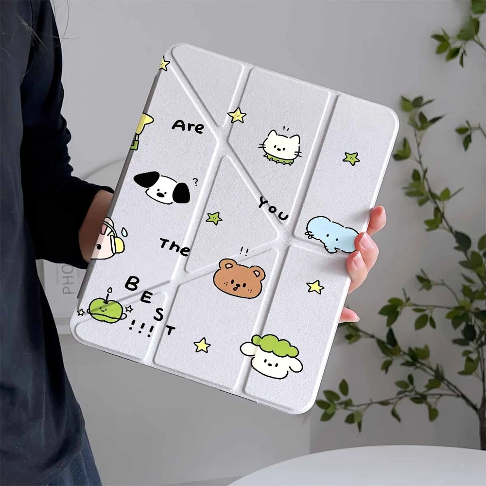 Are You The Best For Samsung Galaxy Tab A8 A9 A11 S6 S7 S8 S9 S10 FE Plus Lite Transparent Protective With Pen Slot Tablet Case