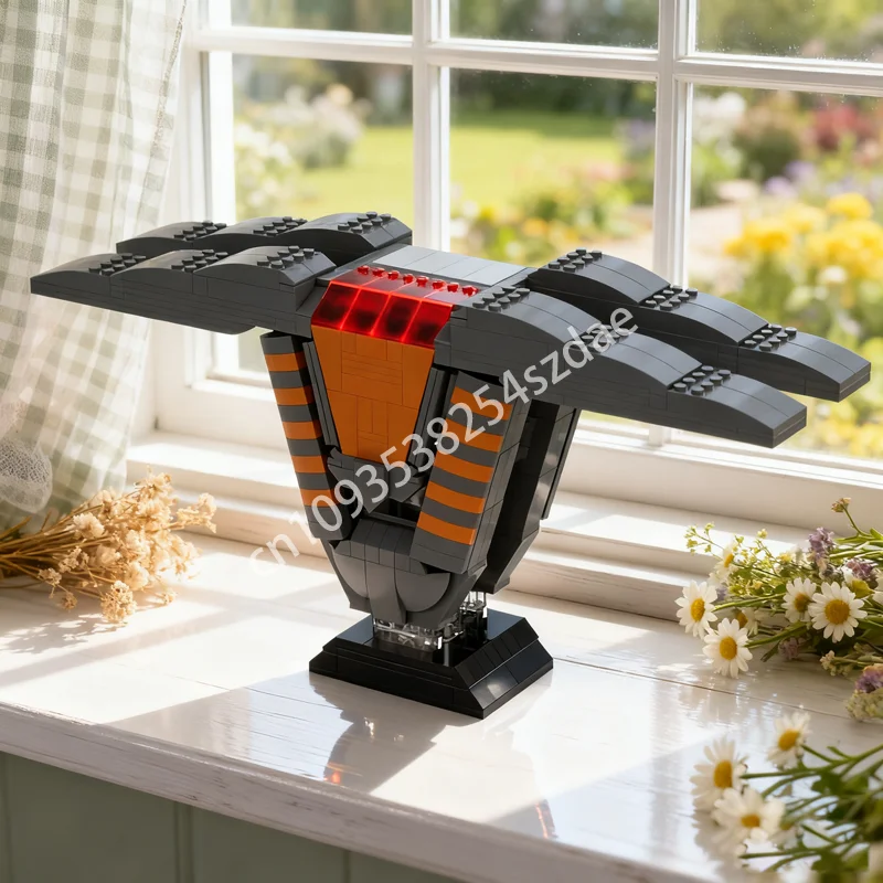 

502 шт. MOC Звездный шеврон, выключатель света, модель, строительные блоки, сборка, сделай сам, рождественский подарок, креативная идея, игрушка, образование