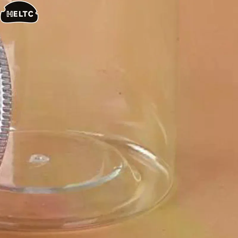 Aluminum Packing Bottle PET Clear Empty Seal Bottle Circular Bucket Storage Biscuit Jar Food Grade Sealed Cans Tank Container
