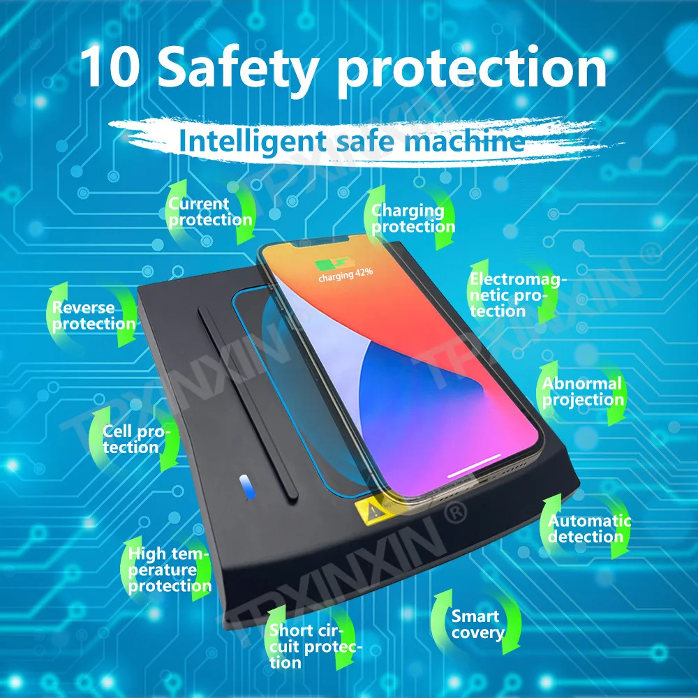 For Toyota Prado 2012-2017 Quick QI Car Wireless Charger Fast Charging Intelligent Infrared Mobile Phone Dashboard