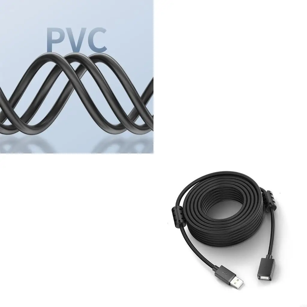 

Удлинительный кабель USB 2.0 между мужчинами и женщинами, высокоскоростной USB-кабель для передачи данных, удлинитель