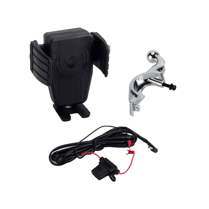 

Motorcycle Accessories Phone Holder Charger w/ 15W Charging Wiring Bracket Frame For Honda Goldwing GL 1800 F6B F6C 2018-2021