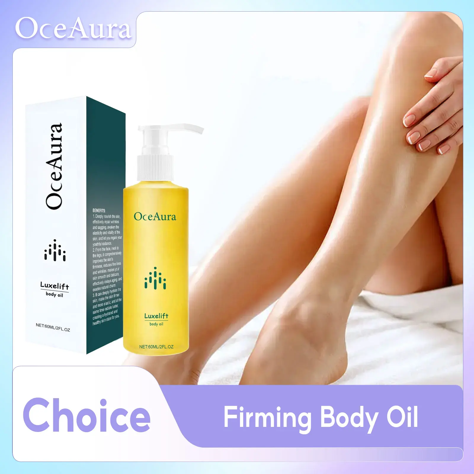 Relaxing Body Oil Lift Collagen Firming Skin Improve Dry Rough Dullness Hydrating Brightening Facial Serum Massage Essential Oil