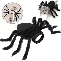 Halloween Dog Cat Clothes Pet Cats Dogs Funny Cosplay Spider Costume Halloween Party Costumes for Small Medium Dog Cats Costumes