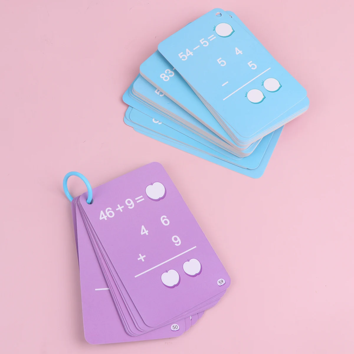 

200pcs Arithmetic Flash Cards Math Learning Tools for Kids Educational Supplies Addition Subtraction Multiplication Division
