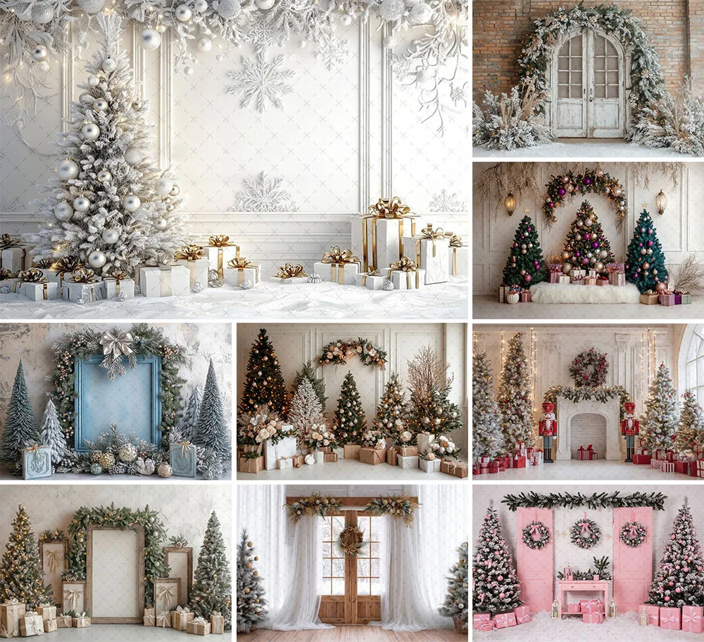 mehofond-fotografia-fundo-inverno-natal-porta-de-madeira-do-vintage-arvore-natal-criancas-familia-retrato-decoracao-pano-de-fundo-estudio-foto