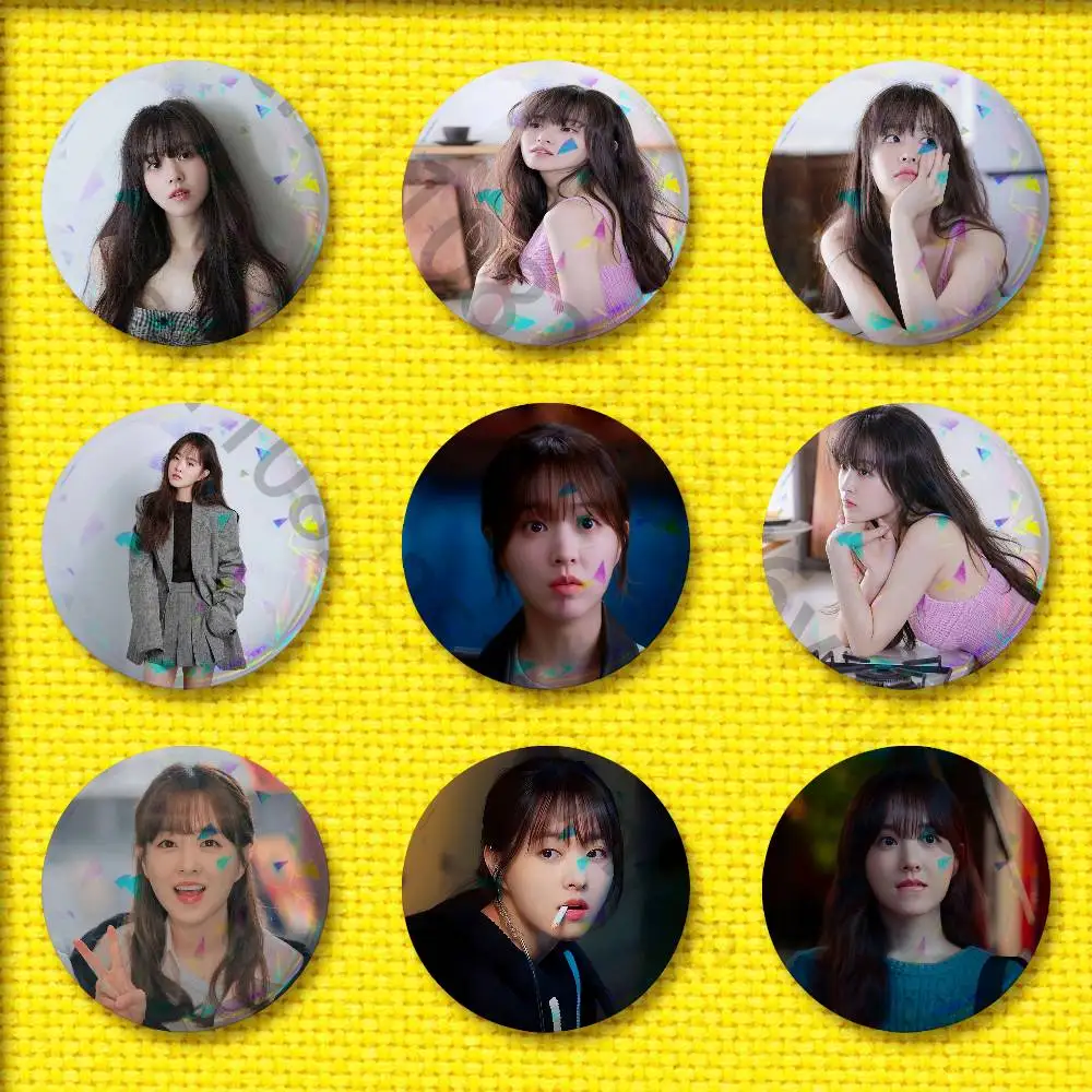 

Badge For 44mm 25mm 75mm 32mm 58mm Round Pin Brooch Insignia P-Park Bo young Boyoung Cover Accessories