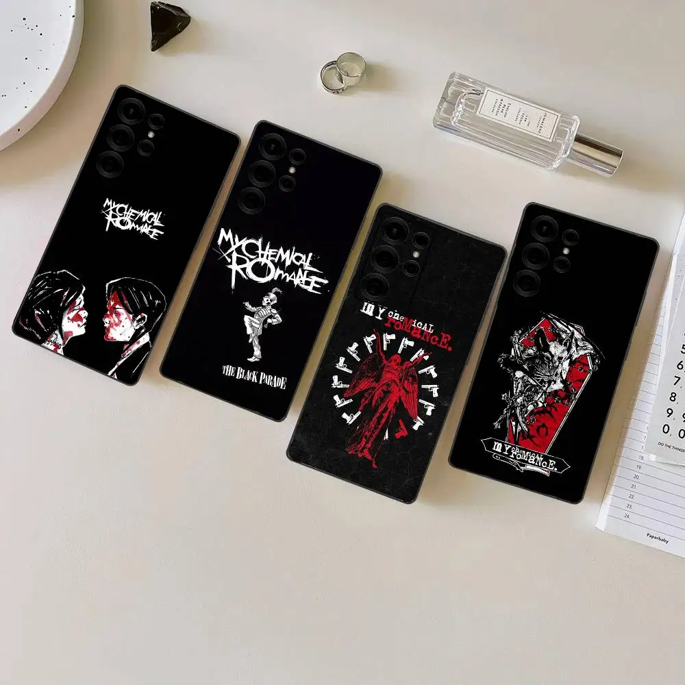 ROCK Band My C-Chemical Romance Phone Case For Samsung S 24 fe 25 Ultra plus 20 lite 21 30 22 23 24 22 Ultra 5G Fundas