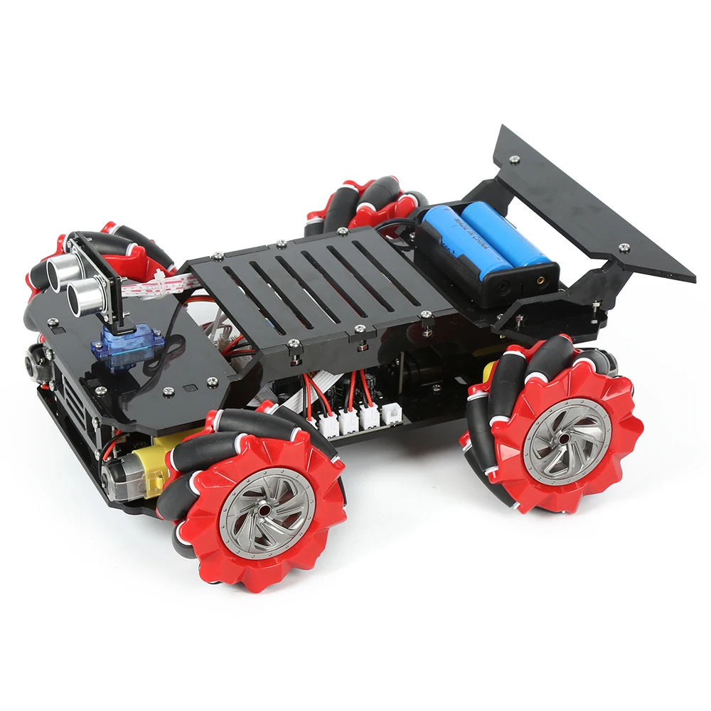 KUONGSHUN Crab Overlord McNamum Wheel Robot Car Kit Compatible With Arduino IDE