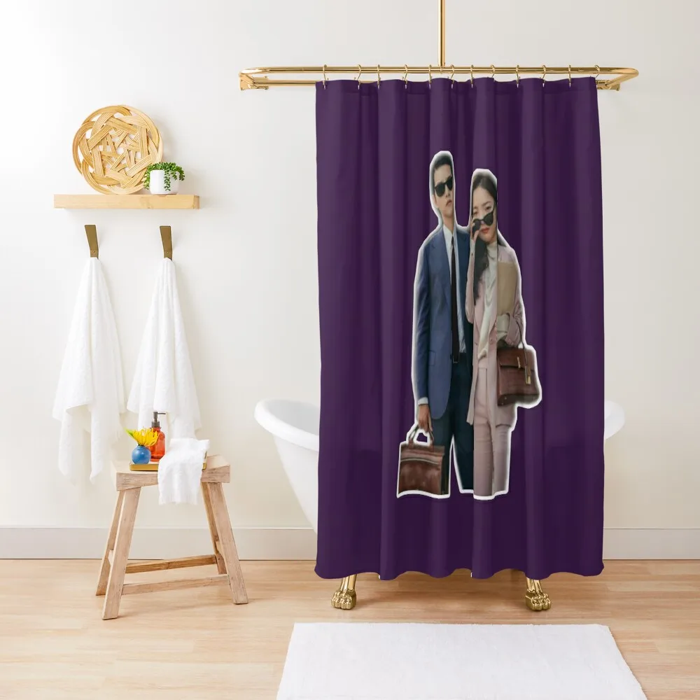 

Vincenzo Cassano characters Shower Curtain Window Luxury Bathroom Shower Waterproof Shower And Anti-Mold Curtain