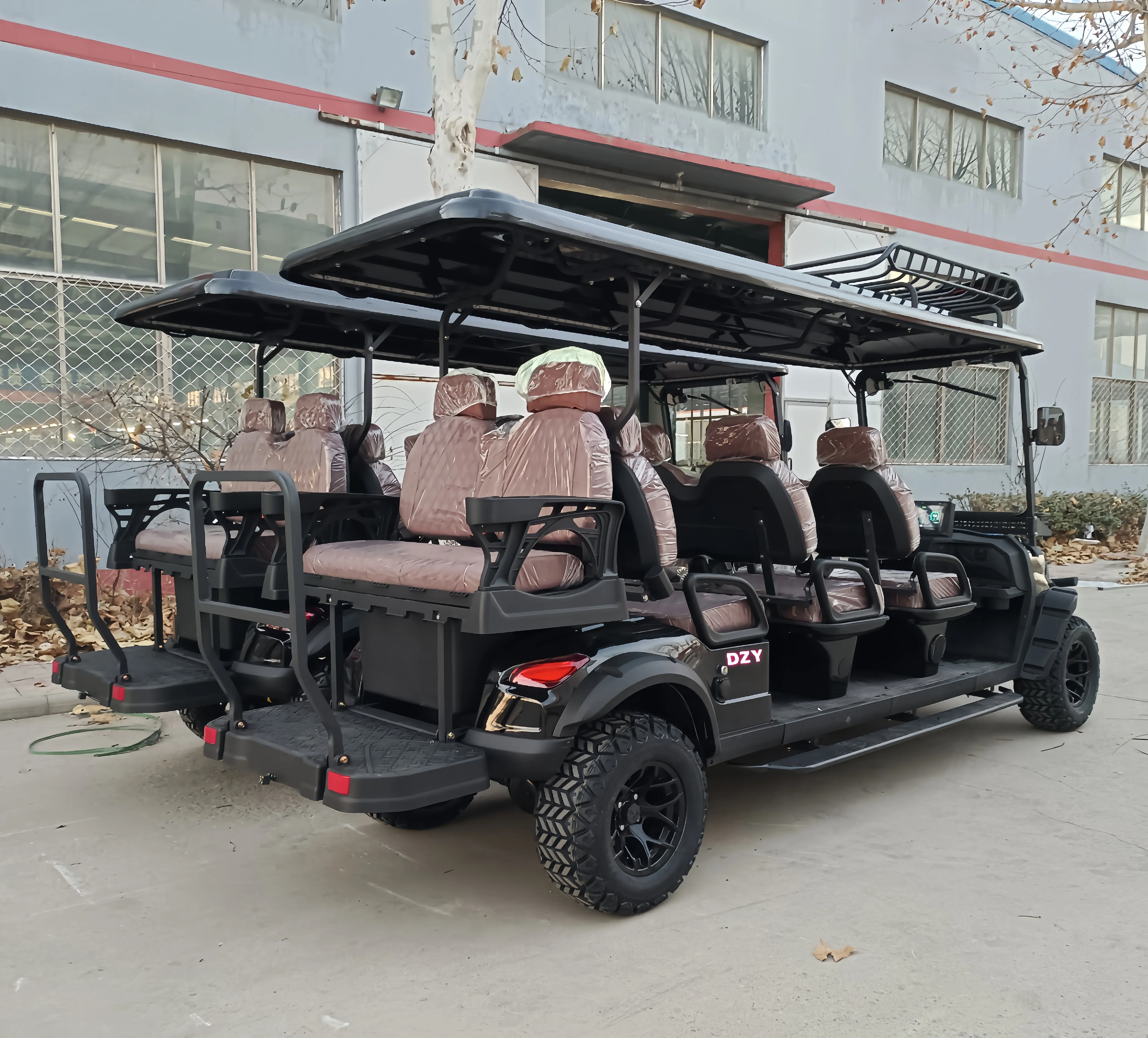 Premium 6-Seater Electric Golf Cart Buggies Perfect for Golf Courses, Resorts, and Leisure Rides