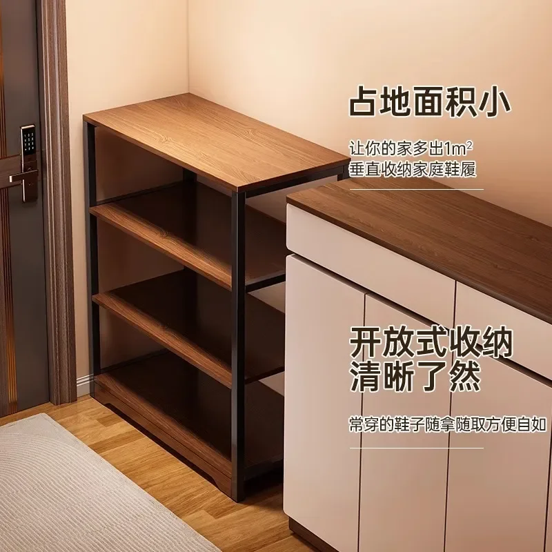 Simple Multi Layer Shoe Rack for Home Entry Door Storage Small Shoe Cabinet for Rental House Dormitory 2024 Popular Design