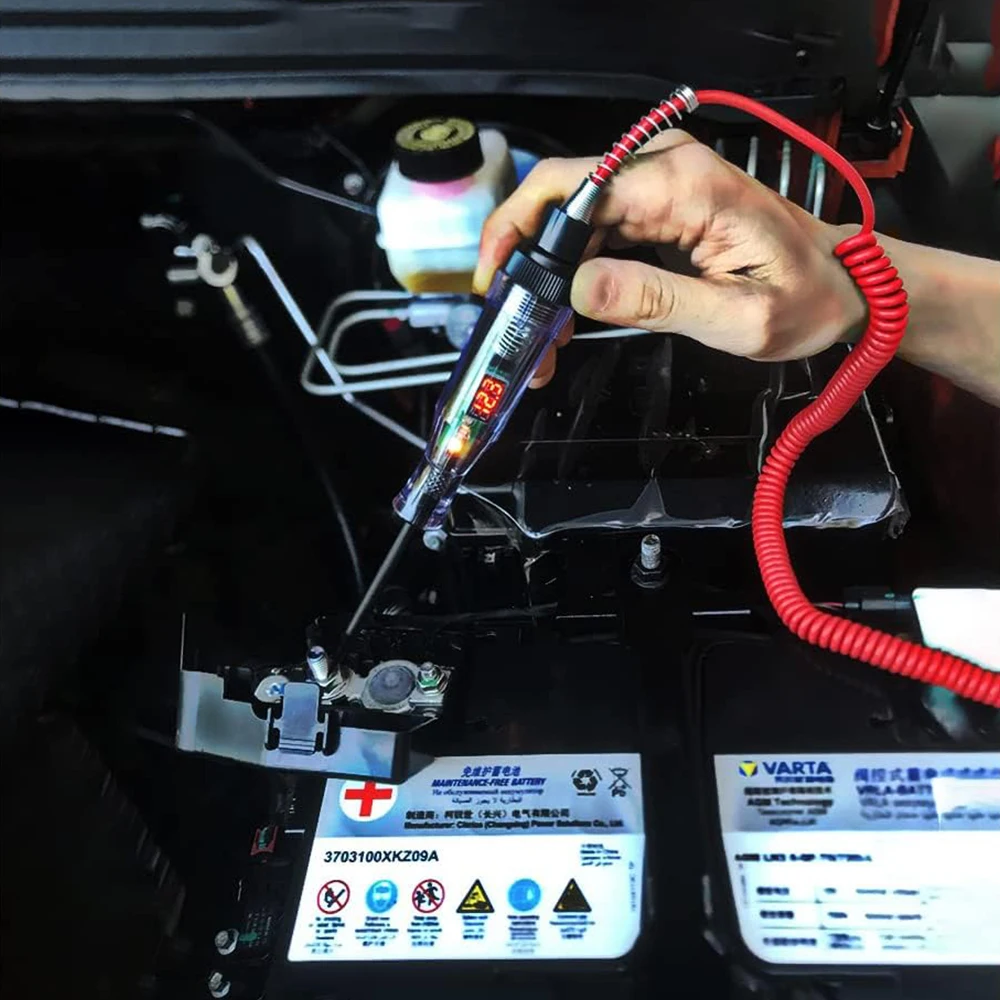 Car Truck Voltage Circuit Tester Auto 6V 24V Tools Car Diagnostic Probe Test Pen Advanced Testing Tool For Displaying Voltage! 