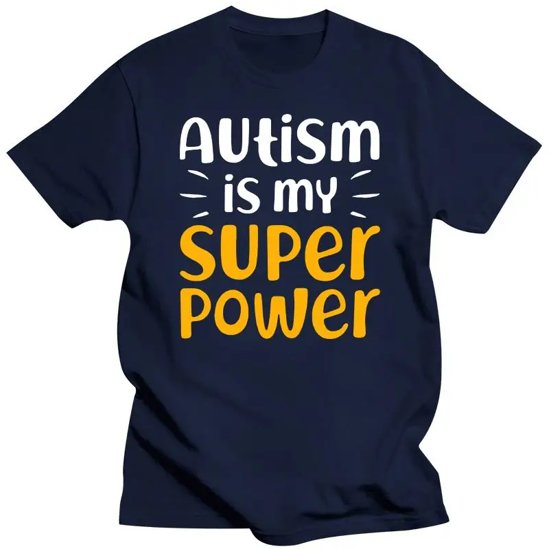 New Kids Autism Is My Superpower T-Shirt - Puzzle Awareness Autistic Hero Gift Top Outfit Tee Shirt