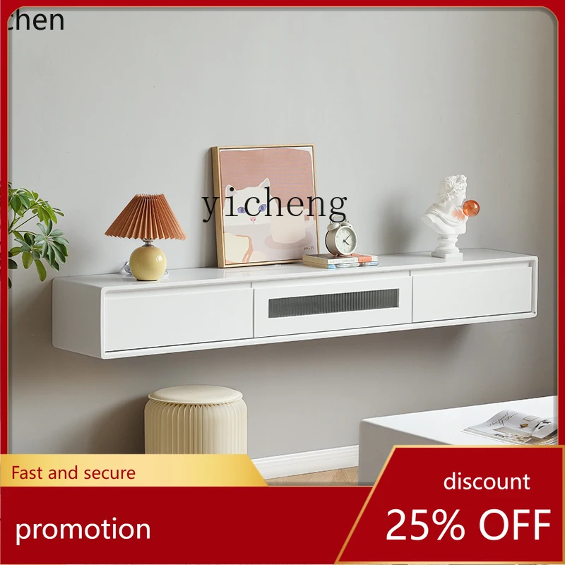 

YFY Solid Wood TV Cabinet Bedroom Wall Wall