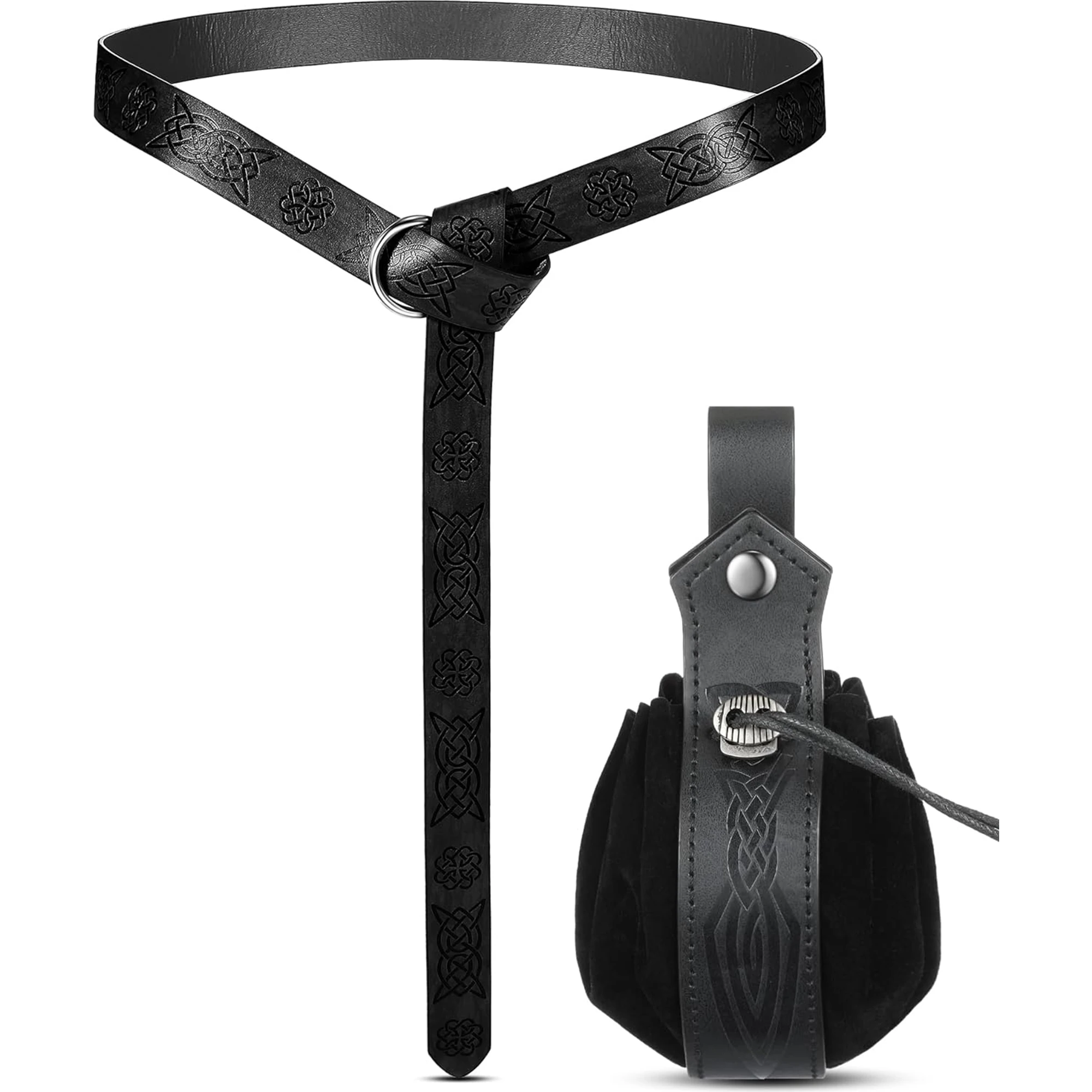 Vintage Riem Tas Heuptas Steampunk Middeleeuwse Tas Riem Renaissance Podium Rollenspel Kostuum Accessoires